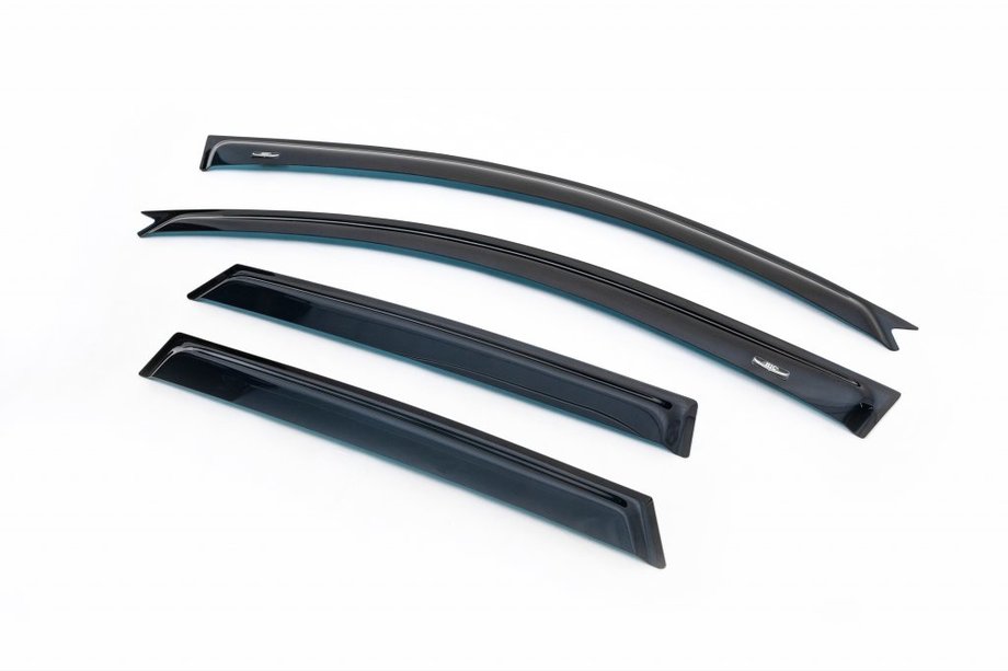 Mazda 3 2003-2009 Deflettori Finestrini HB (4 pz, HIC) Foto 6