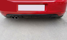 Volkswagen Golf 7/E-Golf 2012-2020 Estensione diffusore posteriore (ABS, Nero) foto 1