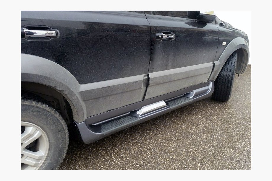 Kia Sorento I BL 2002-2009 Pedane Laterali in Plastica Image