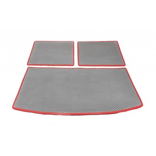 Tappetino bagagliaio 3 pezzi (EVA, grigio) (7 posti) Audi Q7 2005-2015 foto 3