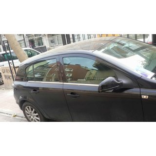 Cornici Finestrini Acciaio Inox Opel Astra H 2004-2013 foto 2