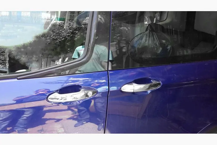 Ford Courier 2014-2023 Coperture Maniglie Cromate (4 pz, Acciaio Inox) Image