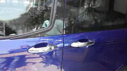 Ford Courier 2014-2023 Coperture Maniglie Cromate (4 pz, Acciaio Inox) foto 1