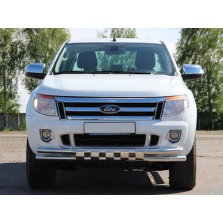 Protezione Anteriore ST016 (Acciaio Inox) Ford Ranger 2011–2022 foto 1