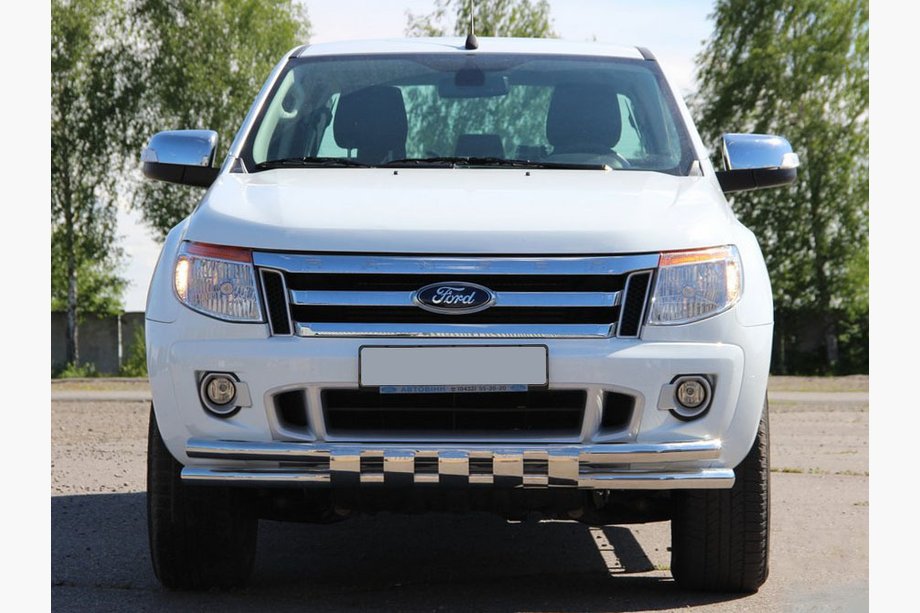Ford Ranger 2011–2022 Protezione Anteriore ST016 (Acciaio Inox) Image