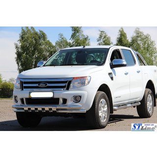 Protezione Anteriore ST016 (Acciaio Inox) Ford Ranger 2011–2022 foto 2