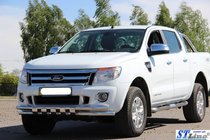 Ford Ranger 2011–2022 Protezione Anteriore ST016 (Acciaio Inox) foto 2
