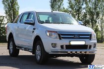 Ford Ranger 2011–2022 Protezione Anteriore ST016 (Acciaio Inox) foto 3