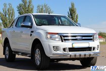 Ford Ranger 2011–2022 Protezione Anteriore ST016 (Acciaio Inox) foto 4