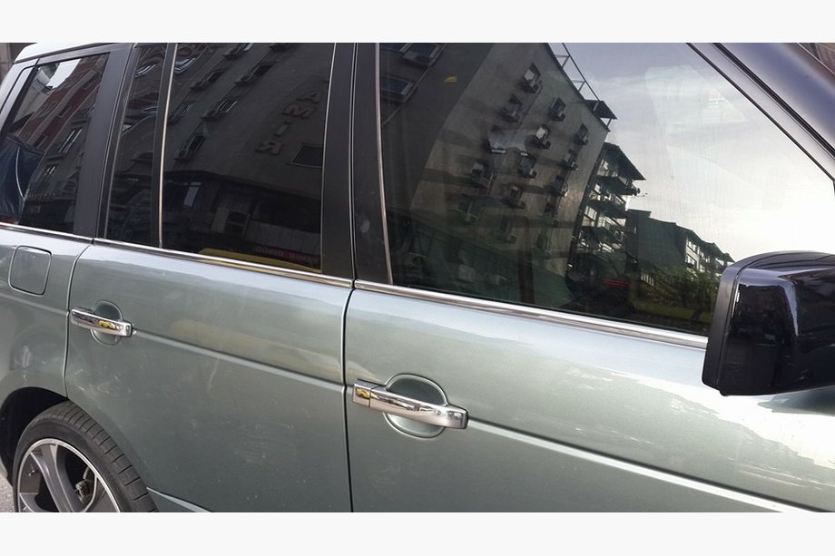 Range Rover III L322 2002-2012 Cornici Finestrini Acciaio Inox (6 pz) Foto 2