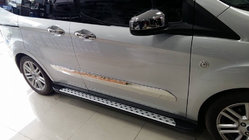 Ford Courier 2014-2023 Modanature porte acciaio inox (4 pezzi) foto 1