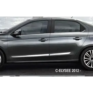 Modanature porta acciaio inox (4 pz) Citroen C-Elysee 2013-2022 foto 3