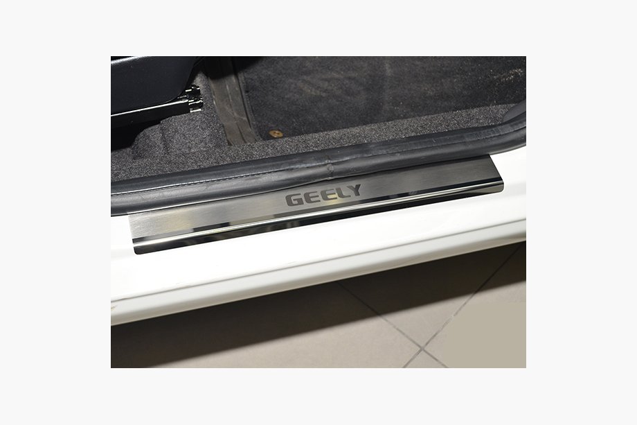 Geely LC Cross 2008-2016 Battitacco Natanika Premium (4 pz, acciaio inox) Foto 1