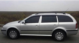 Skoda Octavia II A5 2006-2010 OFFERTA! Deflettori Finestrini SW (4 pz, HIC) foto 2