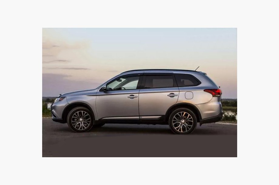 Mitsubishi Outlander 2012-2021 Deflettori Finestrini (4 pz, Niken) Image