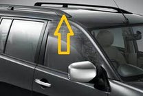Mitsubishi Pajero Wagon IV 2006-2021 Barre Tetto Design Originale (2 pz) foto 2