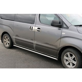Barre Laterali BB001 (2 pz, Acciaio Inox) Hyundai H300, H1, Starex 2008-2020 foto 1
