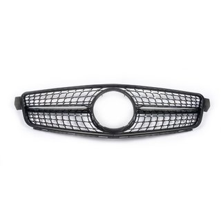 Griglia Anteriore Diamond Black Mercedes C-class W204 2007-2015 foto 2