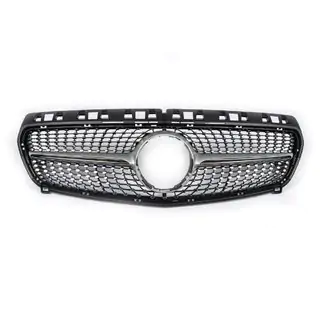 Griglia Anteriore Diamond Silver (2012-2015) Mercedes A-class W176 2012-2018 foto 2