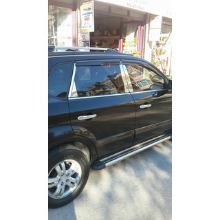 Coperture montanti in acciaio inox Hyundai Tucson JM 2004- foto 2