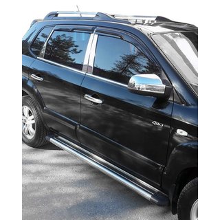 Coperture montanti in acciaio inox Hyundai Tucson JM 2004- foto 1