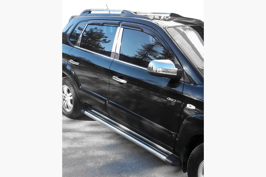 Hyundai Tucson JM 2004- Deflettori Finestrini (4 pz, Perflex Sport) Foto 3