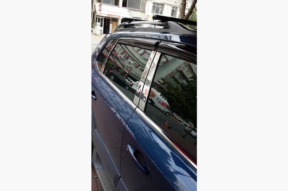 Hyundai Tucson JM 2004- Deflettori Finestrini (4 pz, Perflex Sport) Foto 6