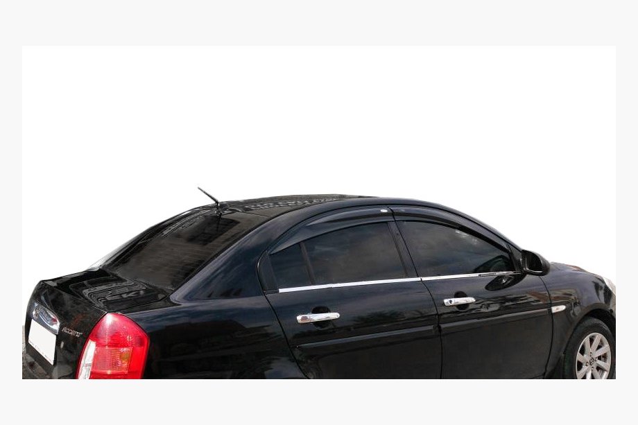 Hyundai Accent 2006-2010 Deflettori Finestrini (4 pz, Perflex Sport) Image