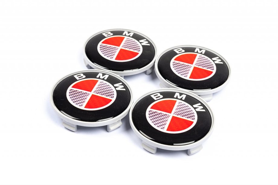 BMW Copri mozzo cerchi RED V2 68/64.5mm (4 pz) Image