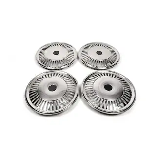 Copricerchi in acciaio inox Stella (1-anello, Set 4 pezzi) Volkswagen Crafter 2006-2016 foto 1