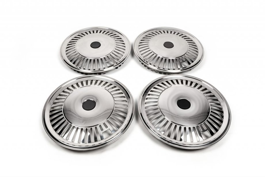 Volkswagen Crafter 2006-2016 Copricerchi in acciaio inox Stella (1-anello, Set 4 pezzi) Image