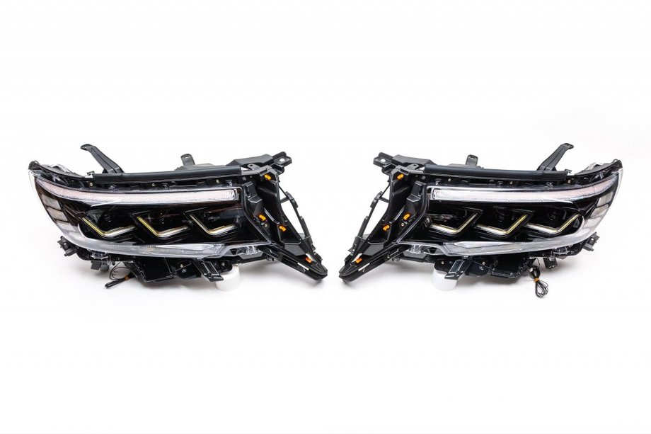 Toyota Land Cruiser Prado 150 2009-2023 Fari Anteriori Lexus-Design-3-LED V1 (2017+, Set da 2) Image