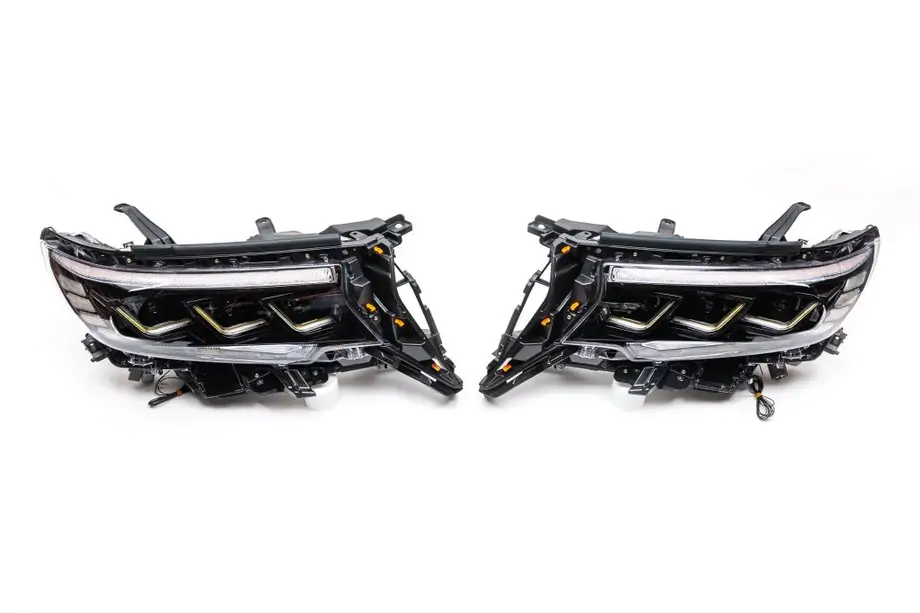 Toyota Land Cruiser Prado 150 2009-2023 Fari Anteriori Lexus-Design-3-LED V1 (2017+, Set da 2) Image
