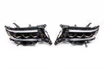 Toyota Land Cruiser Prado 150 2009-2023 Fari Anteriori Lexus-Design-3-LED V1 (2017+, Set da 2) foto 1