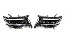 Toyota Land Cruiser Prado 150 2009-2023 Fari Anteriori Lexus-Design-3-LED V1 (2017+, Set da 2) foto 1