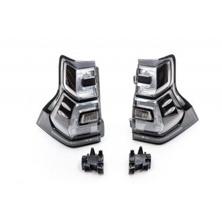 Fanali Posteriori BlackEdition V1 (2017-2023, 2 pz) Toyota Land Cruiser Prado 150 2009-2023 foto 3