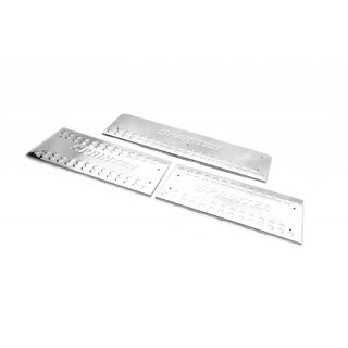 Battitacco interni OmsaLine (3 pz, acciaio inox) Mercedes Sprinter W901/902/903/904/905 1995–2006 foto 1