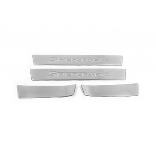 Battitacco OmsaLine (4 pz, acciaio inox) Kia Sportage 2010-2015 foto 1