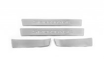 Kia Sportage 2010-2015 Battitacco OmsaLine (4 pz, acciaio inox) foto 1