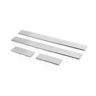 Battitacco OmsaLine (4 pz, acciaio inox)