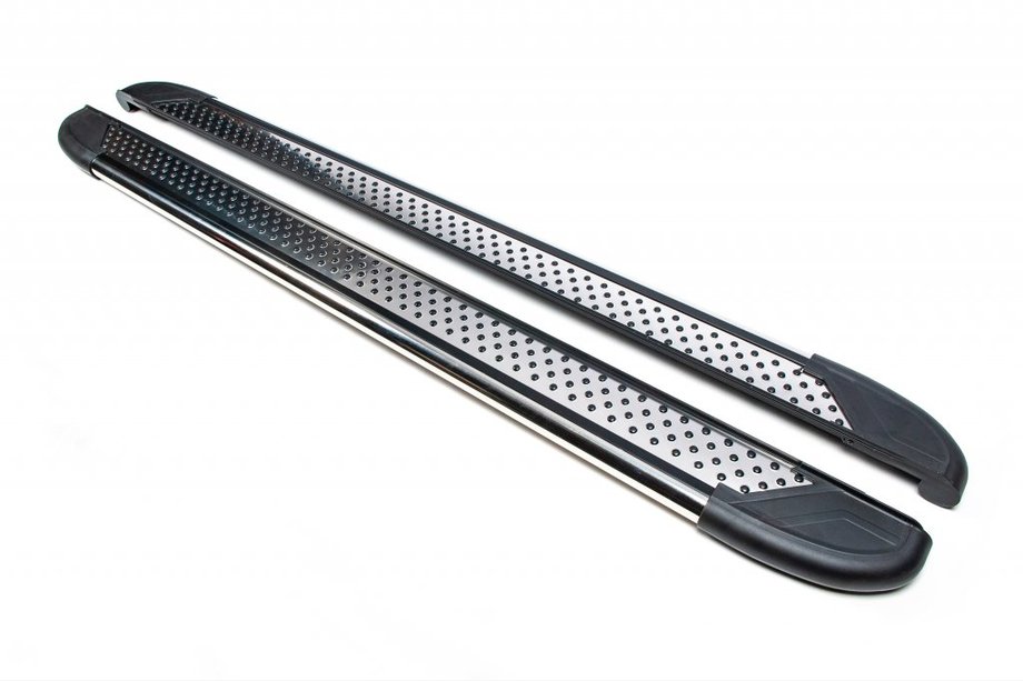 Renault Lodgy 2013-2022 Pedane laterali Maydos V1 old (2 pz, Alluminio ↗ Acciaio inox) Image
