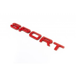 Scritta Sport (rossa) Range Rover Sport 2005-2013 foto 1