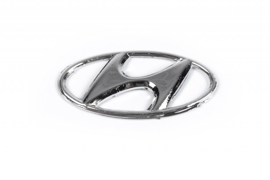 Hyundai Elantra (HD) 2006-2011 Emblema 86341 22300 (autoadesivo, 80 mm x 40 mm) Image