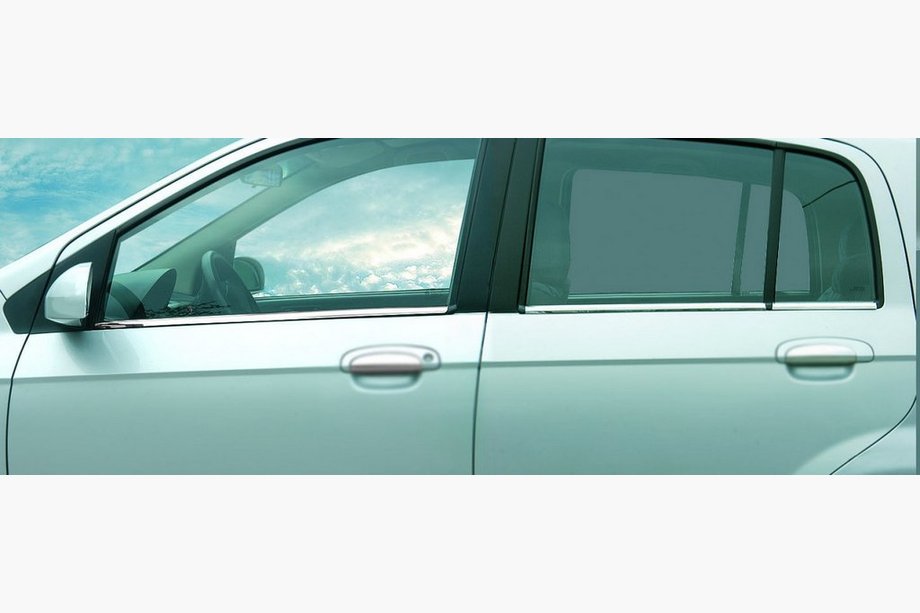 Hyundai Getz 2002- Cornici esterne finestrini acciaio inox (6 pezzi) Carmos - Acciaio Inox Turco Foto 5