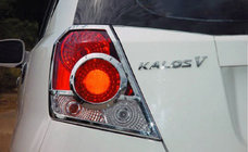 Chevrolet Aveo T200 2002-2008 Coperture cromate fanali posteriori HB (2 pz, plastica) foto 1