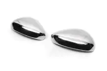 Citroen C-3 2009–2016 Coperture Specchietti (2 pz, Acciaio Inox) foto 6