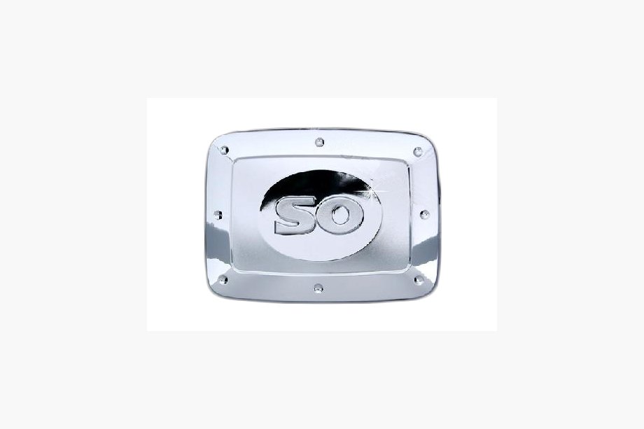 Hyundai Sonata NF 2004-2009 Copertura Serbatoio Cromata Plastica Image