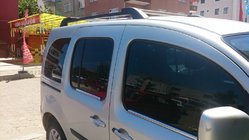 Renault Kangoo 2008–2020 Barre portatutto originali con traverse (passo corto) Grigio+Nero foto 9