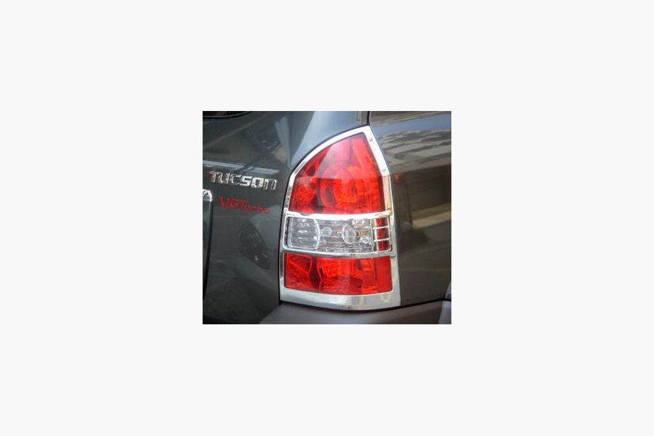 Hyundai Tucson JM 2004- Coperture cromate per fanali posteriori (2 pz, plastica) Image
