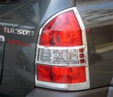 Hyundai Tucson JM 2004- Coperture cromate per fanali posteriori (2 pz, plastica) foto 1